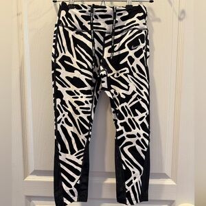 Nike Black and White Dri-FIT Leggings
